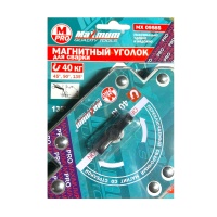 магнитный уголок для сварки с переключателем 22 кг, форма стрелы, "maximum" mx 09585 оптом