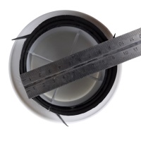 Вентиляционная решетка 100 мм, круглая, пластик оптом